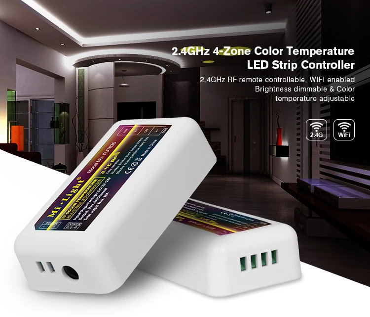 Беспроводной Одноцветный регулятор яркости MiLight 2 4G RF CCT RGB RGBW + FUT035 FUT036 FUT037 FUT038 FUT039