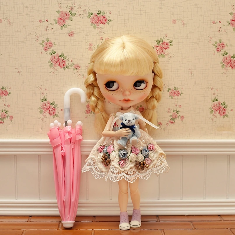 1/6 мини реквизит с зонтиком для 11 &quot1/6 27 см BJD YOSD DD DOD DK DZ Volks Doll Blyth фотография