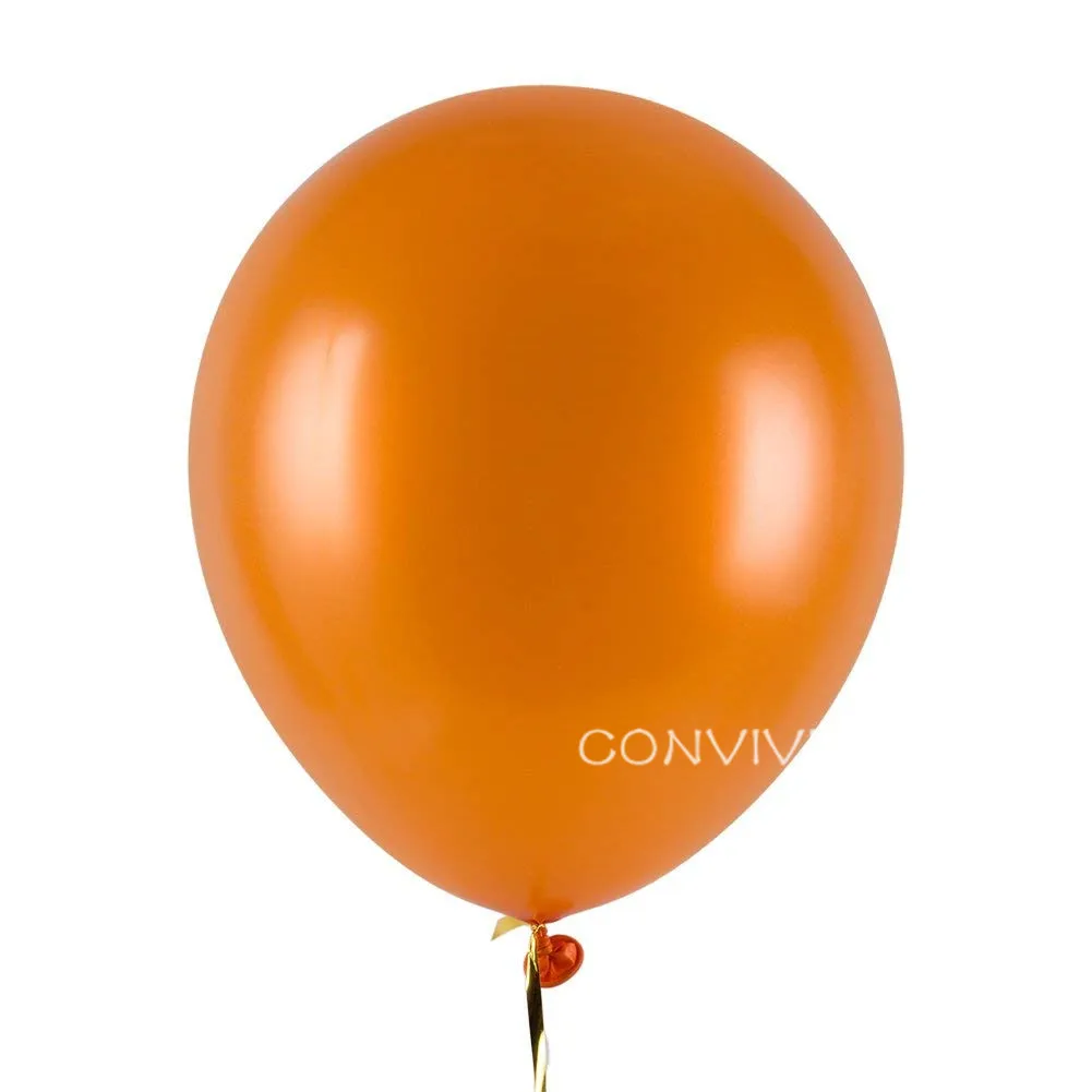 Orange 12 шт., розовые, белые прозрачные шары, латексные гелиевые шары для вечеринки в честь Дня Рождения, товары для вечеринки в честь рождения ребенка, свадебные украшения, баллон для мероприятий - Цвет: Orange
