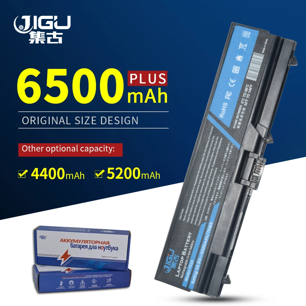 Аккумулятор JIGU для ноутбука ThinkPad L410 L412 L420 L421 Lenovo W510 4389 E40 E50 Edge 14 ཋ' E420 E520 E525|laptop