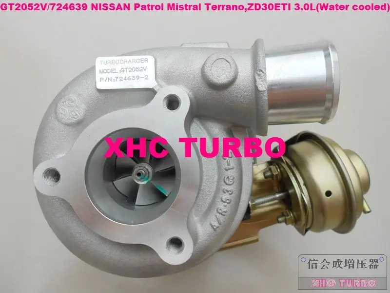 Новый турбокомпрессор GT2052V 724639-5006s 705954 для NISSAN Mistral Patrol Terrano ZD30DTI/ETI 3.0L 160HP (вода +