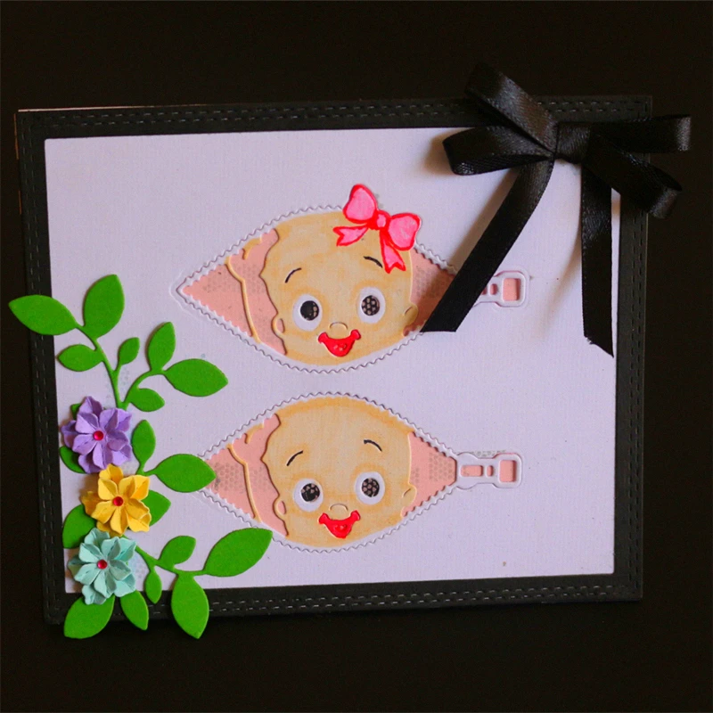 

YLCD1242 Babies Metal Cutting Dies For Scrapbooking Stencils DIY Album Cards Decoration Embossing Folder Craft Die Cuts Tool New