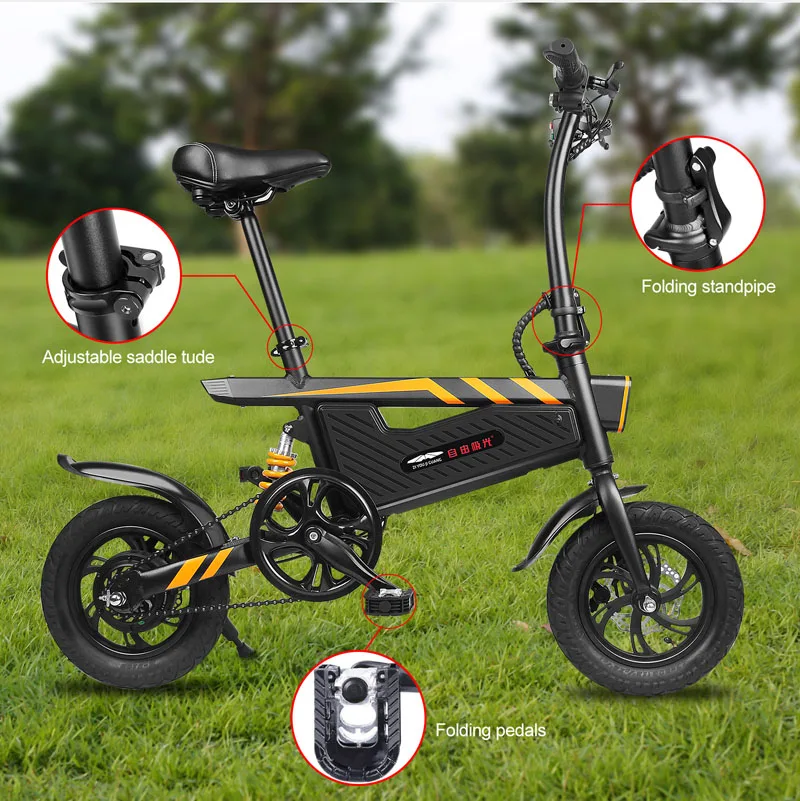 GIYO T18 электрический велосипед 250 Вт 12