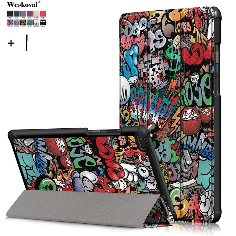 TB-8304F кожаный чехол с откидной крышкой и принтом для Lenovo Tab E8 8 0 '' подставкой +