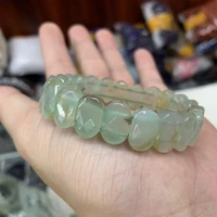 light green chrysoprase beads bracelet natural gemstone jewelry bangle for woman for gift wholesale