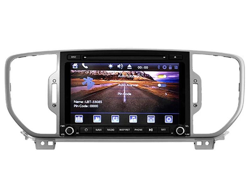 9 дюймов Автомобильный dvd плеер с GPS (opt) USB/SD AUX BT/TV аудио Радио стерео