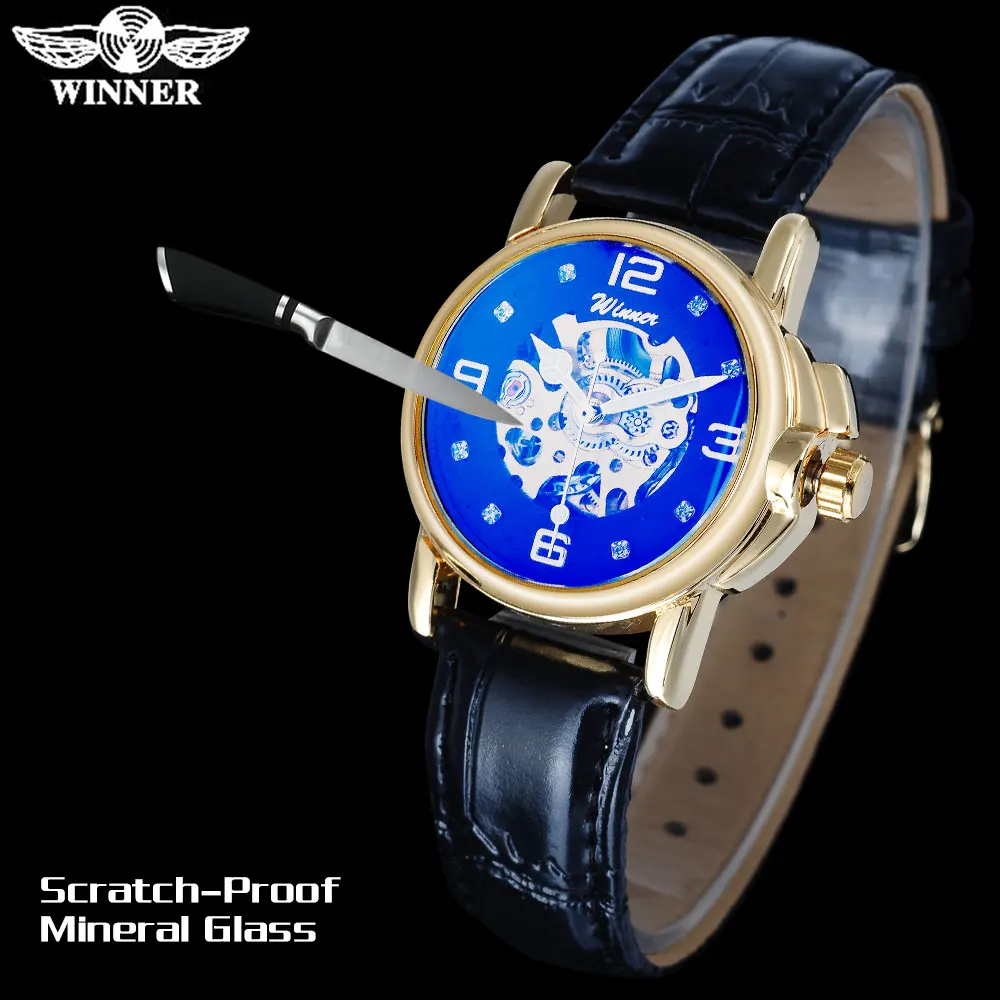 2016 победитель известный бренд женские часы модные автоматические