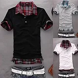 2014 top Brand New Mens Casual Slim Fit Shirt T-shirts Tee 3 Color | Мужская одежда