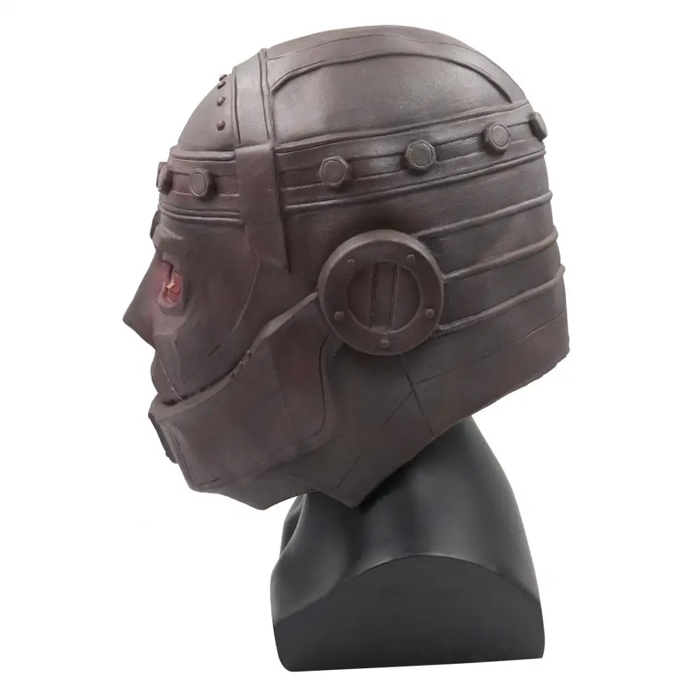 Doom Patrol супергерой Robotman Косплей Маска Клифф Стил полный шлем светодиодный латексные маски Ребенок Взрослый Хэллоуин вечерние реквизит
