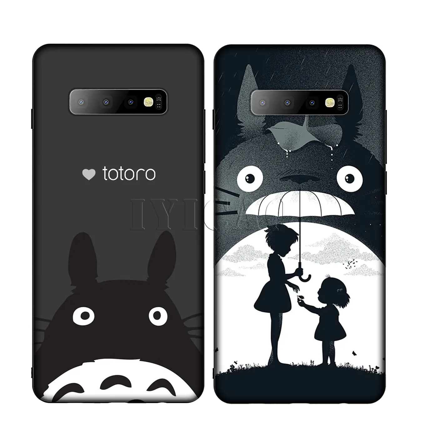 IYICAO МИЛЫЙ Тоторо Chihiro аниме Ghibli Миядзаки силиконовый мягкий чехол для samsung Galaxy S10 S9 S8 Plus S6 S7 Edge S10e E чехол