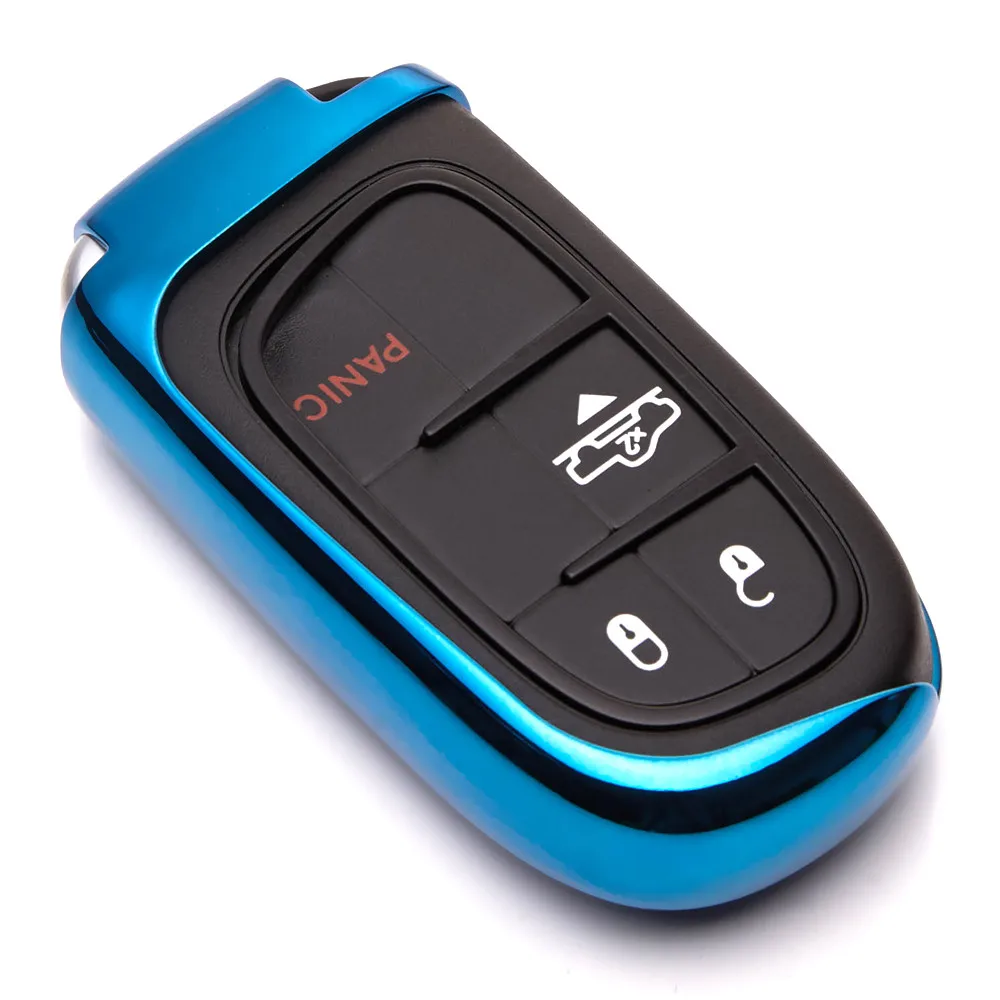 KUKAKEY ТПУ чехол для ключей защитный Jeep Grand Cherokee Chrysler 300C Renegade авто Автомобильный