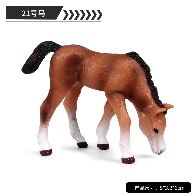 Подлинные фермерские стабильные модели животных Quarter Appaloosa Гарвардский Ганновер, коллекция лошадок, развивающие игрушки для детей