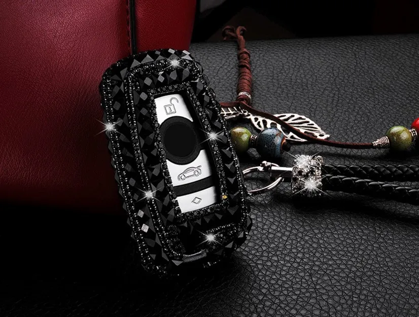 Подарочный Роскошный чехол для ключей с бриллиантами BMW X3 X4 730 750 F30 F10 E90 1 2 3 4 5 6 7