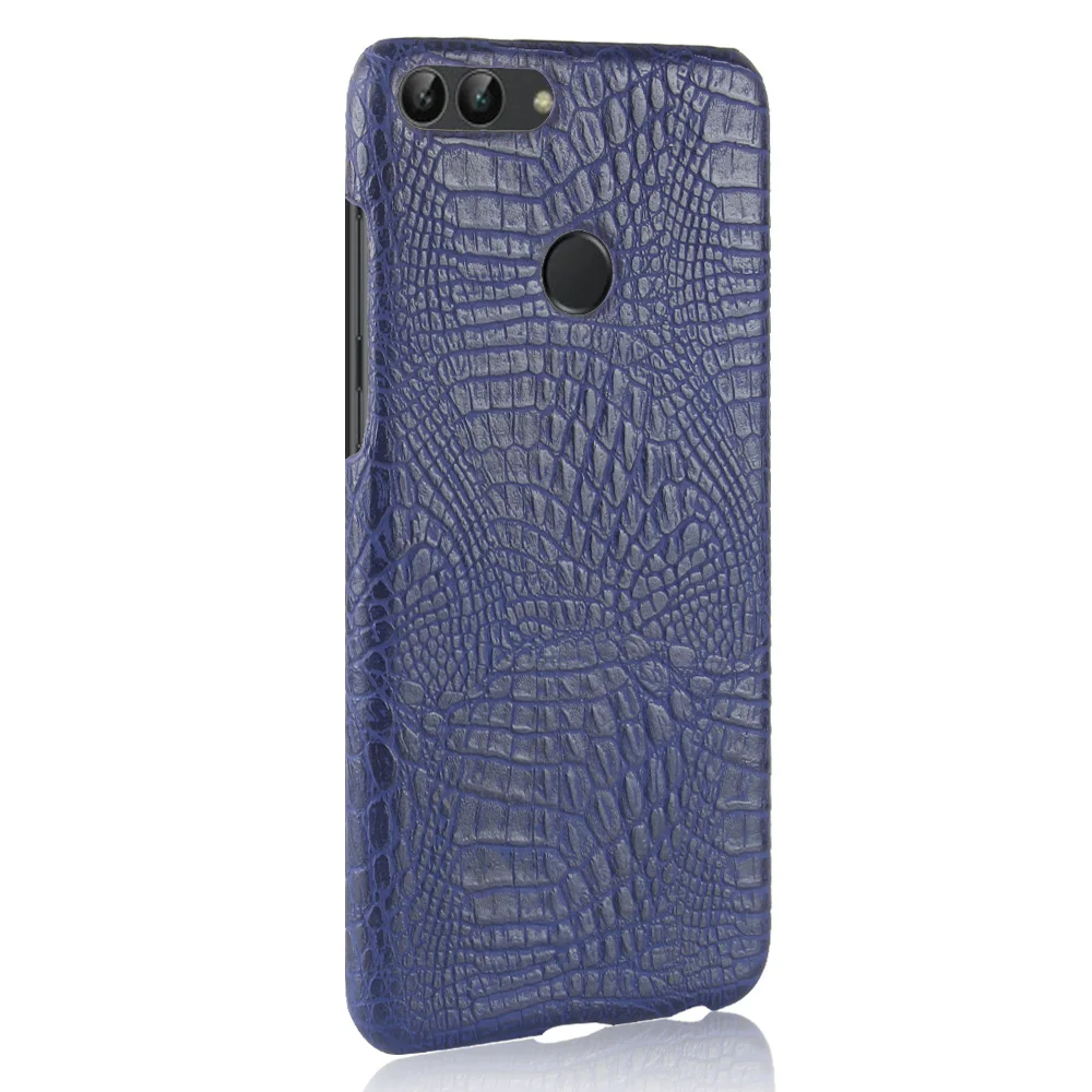 Крокодил Жесткий чехол для huawei ENS Joy 7 s (P Smart) крокодил Чехол Стенд задняя крышка