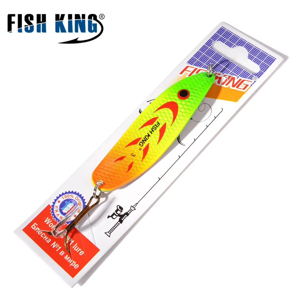 FISH KING 1 шт. 18 г 28 Спиннер рыболовная приманка металлическая ложка рыболовные
