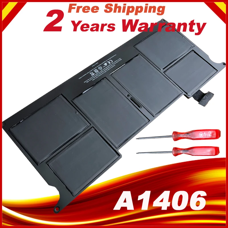 

HSW New laptop Battery for Apple MacBook Air 11" A1465 2012 A1370 2011 production Replace A1406 battery Free shipping