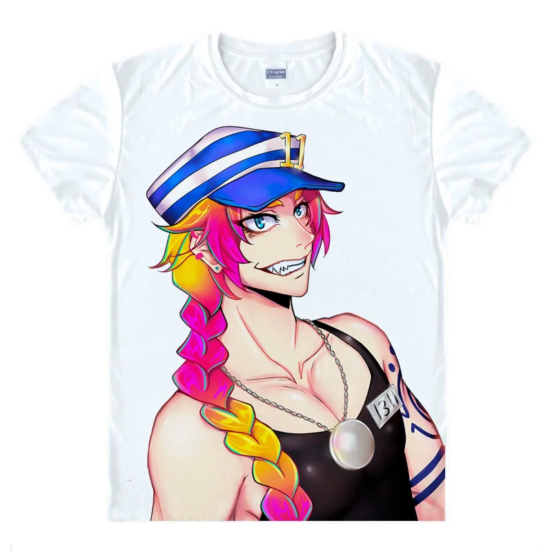 Style 15 Coolprint/футболка в стиле аниме «нанбака-цифры»; футболки с короткими рукавами; Hajime Sugoroku Kenshiro Yozakura; футболки для косплея; хентай - Цвет: Style 15