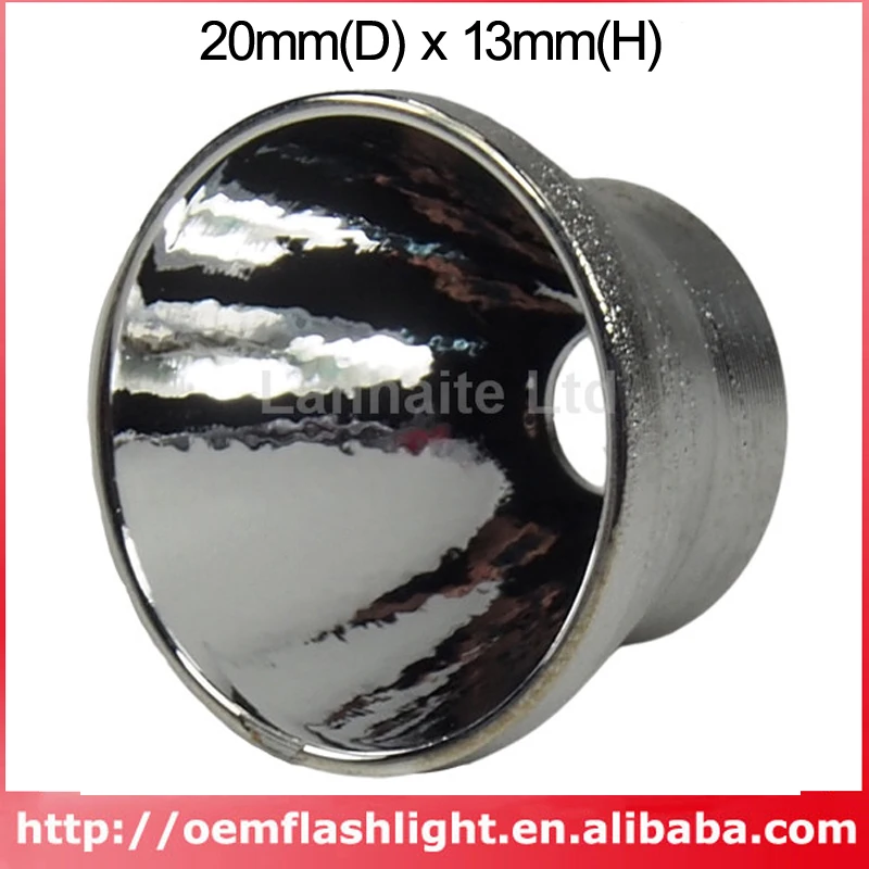 Алюминиевый отражатель для Cree XP G 20 мм (D) x 13 (H)|reflector cup|aluminum conductorreflector board |