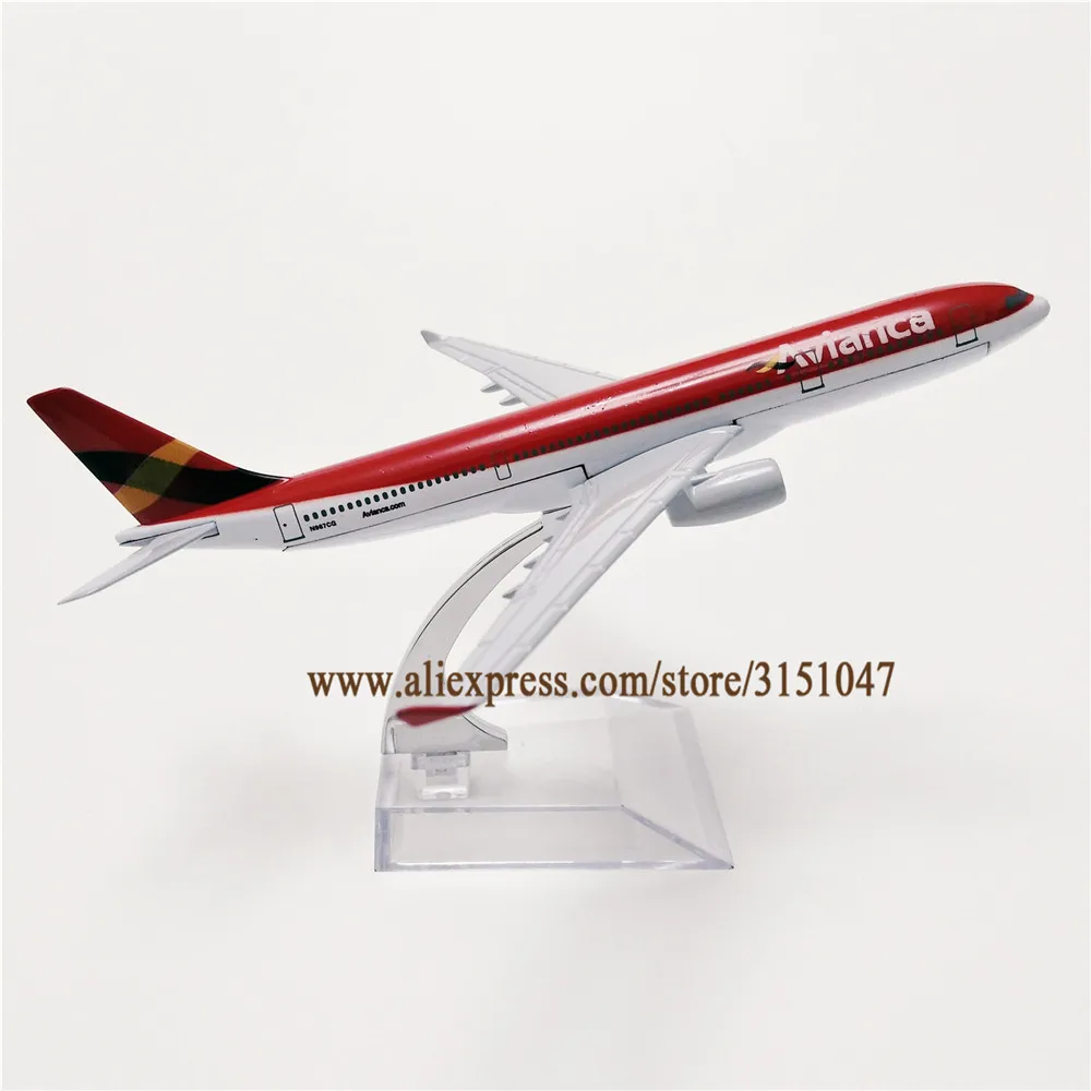 Воздушный AVIANCA A330 Аэробус 330 авиакомпаний модель самолета Колумбии дыхательные