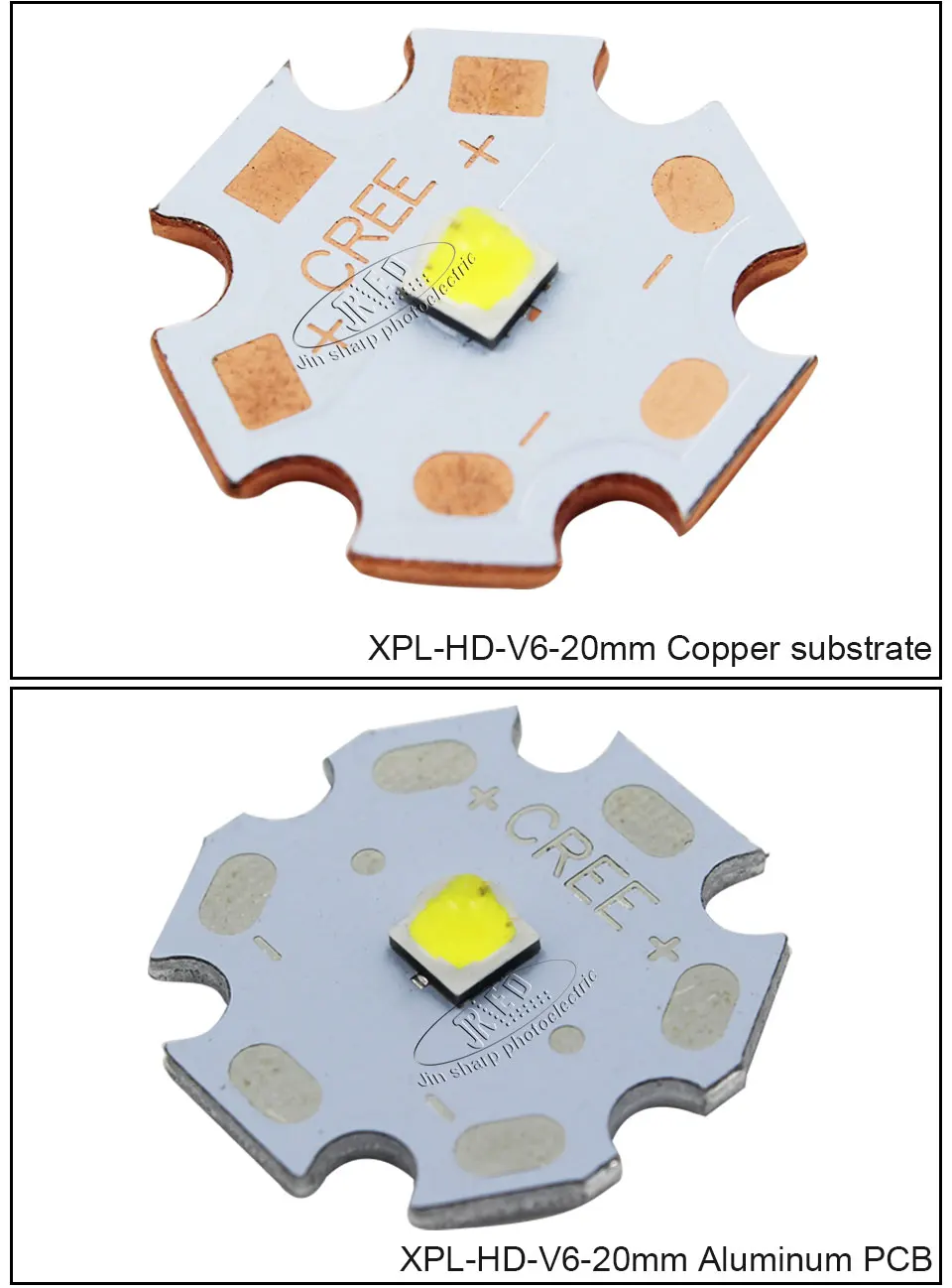 2 шт. 10 Вт cree xpl V6 v2 xpl-l led emissor de luz branca 6500 к теплый белый 3000 К 3-3,6 В com 8 мм 12 мм 14 мм 16 мм 20 мм PCB