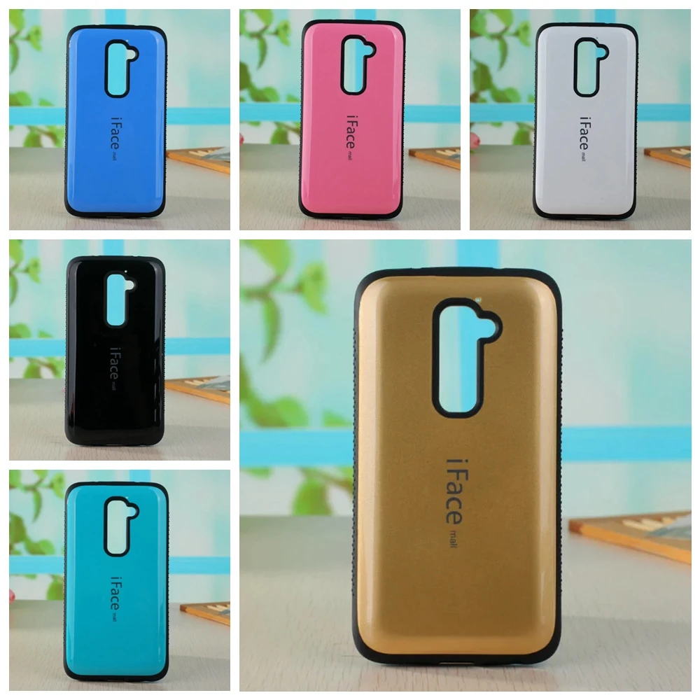 Корейский стиль iFace чехол для LG G2 жесткий силиконовый Optimus D801 D802 LS980 чехлы