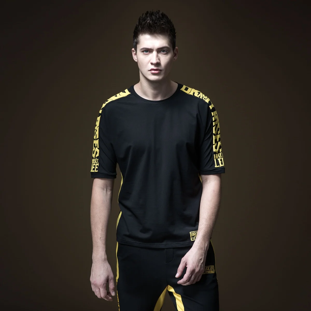 

2019 Palace Promotion Pinli Summer New Men's Decorated Body Doubled Collar Printed Bottom Shirt Short Sleeve T-shirt B192111233