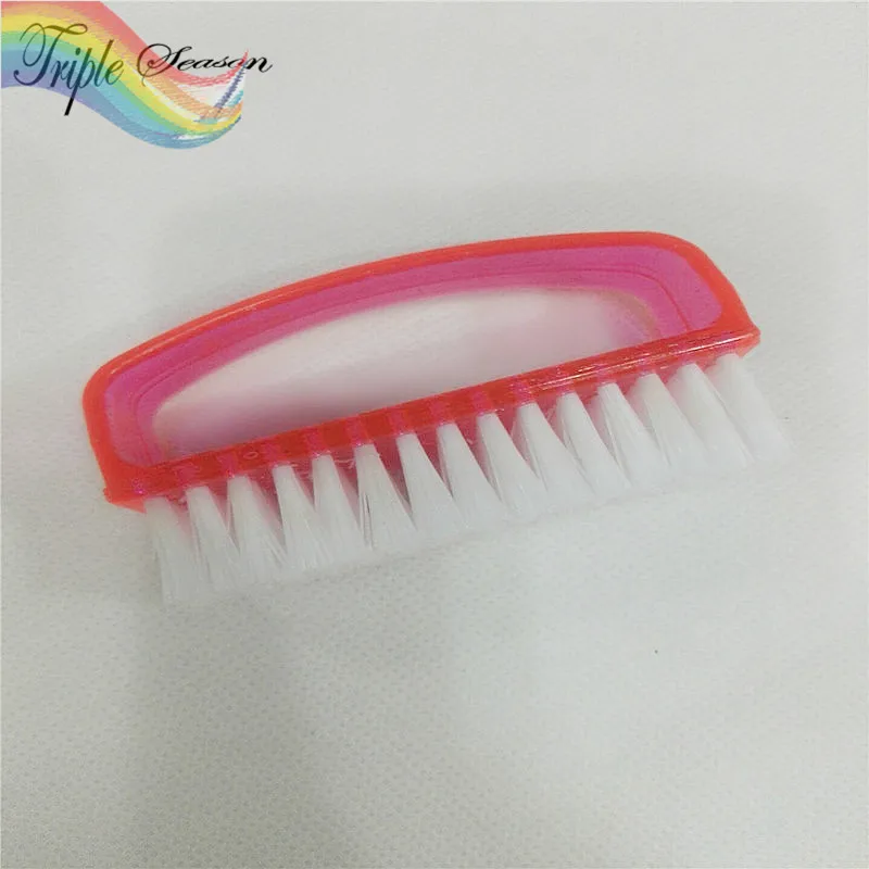 Sale 3 pieces New Pattern Clean Brush Tool File Manicure Pedicure Soft Remove Dust Small Angle Clear Tools Sets TRQ392 | Дом и сад