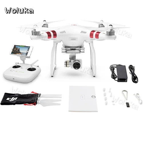 DJI квадрокоптер Phantom 3 Стандартный Дрон с камерой 4k HD и гидростабилизатор камеры RC