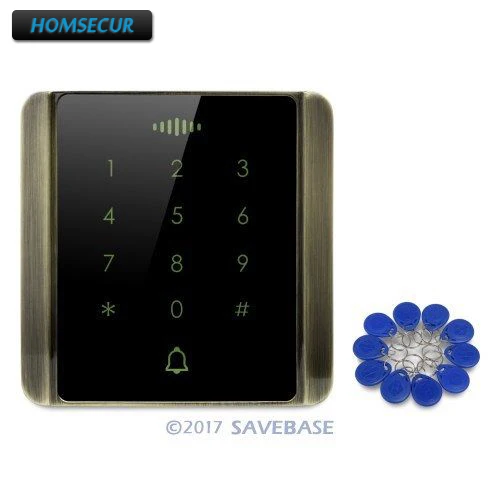 Homsecur Водонепроницаемый сенсорная клавиатура 125 кГц RFID считыватель доступ