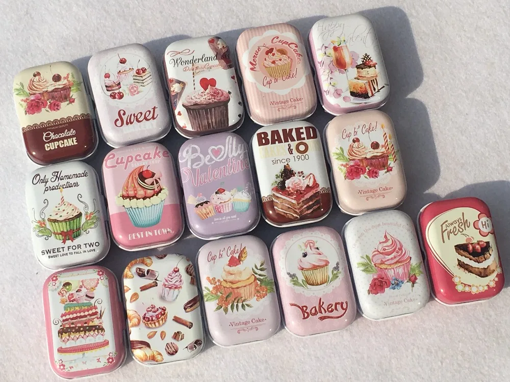 Красочные Мини жестяная коробка запечатанные банки упаковочные коробки ювелирных изделий, коробка конфет маленькие коробочки для хранения банок серьги в виде монет, Подарочная коробка для наушников