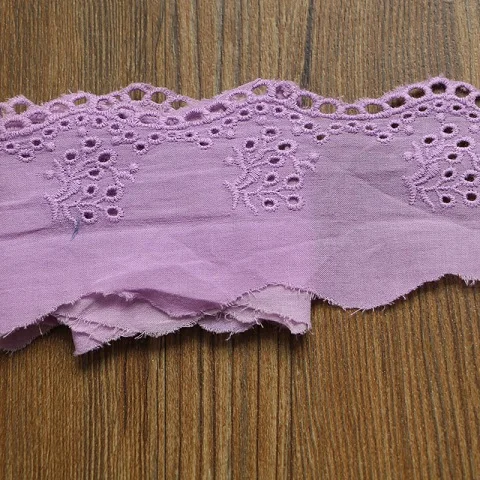 65MM 5YARD 5 ярдов Вышитые хлопковые кружевные Швейные аксессуары для рукоделия ручной работы для одежды сумки Свадебные украшения - Цвет: 65MM 5YARD