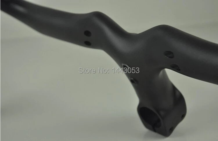 Купить Полностью из углеродного волокна, интегрированный руль, дорожный велосипед 3K, узор из углеродного волокна, изогнутые части велосипеда