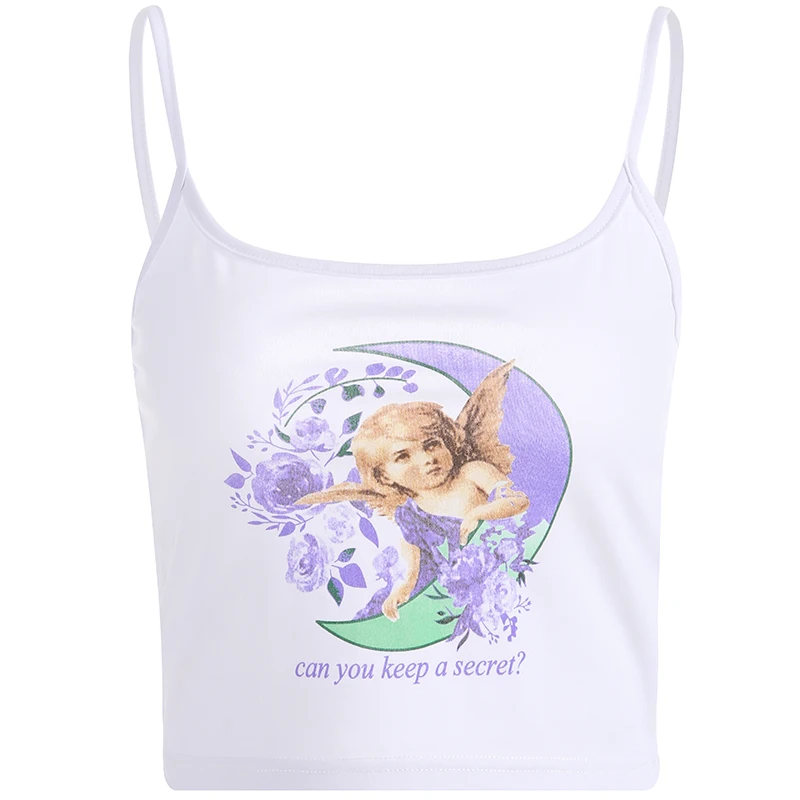 Женский укороченный топ с принтом угла 2019 новый летний модный сексуальный