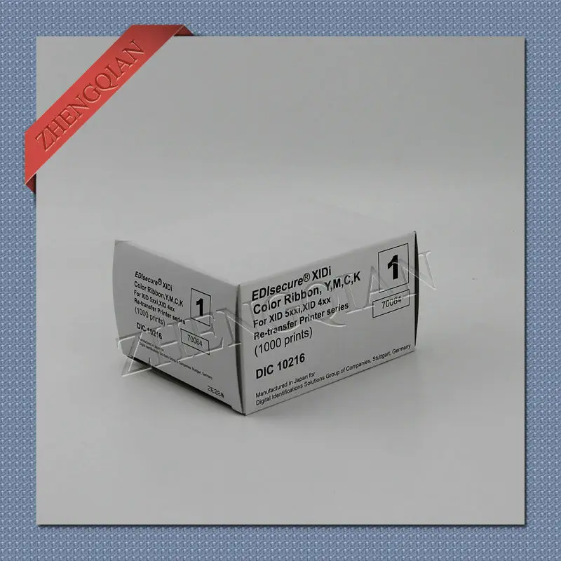 EDIsecure DIC10216 YMCK цветная лента и переводная пленка DIC10319 работают на принтере XID8300