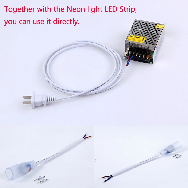 12 V неоновый свет Светодиодные ленты с подходящего трансформатора + Мощность