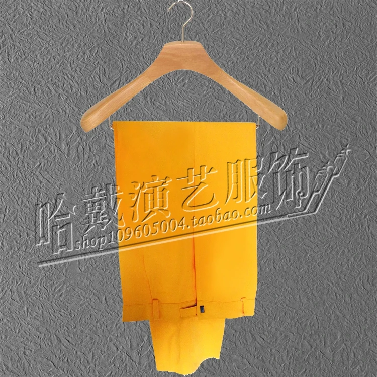 

S-5XL!!!2018 Male costume , yellow suit costume , bi for gba ng , costume The singer's clothing