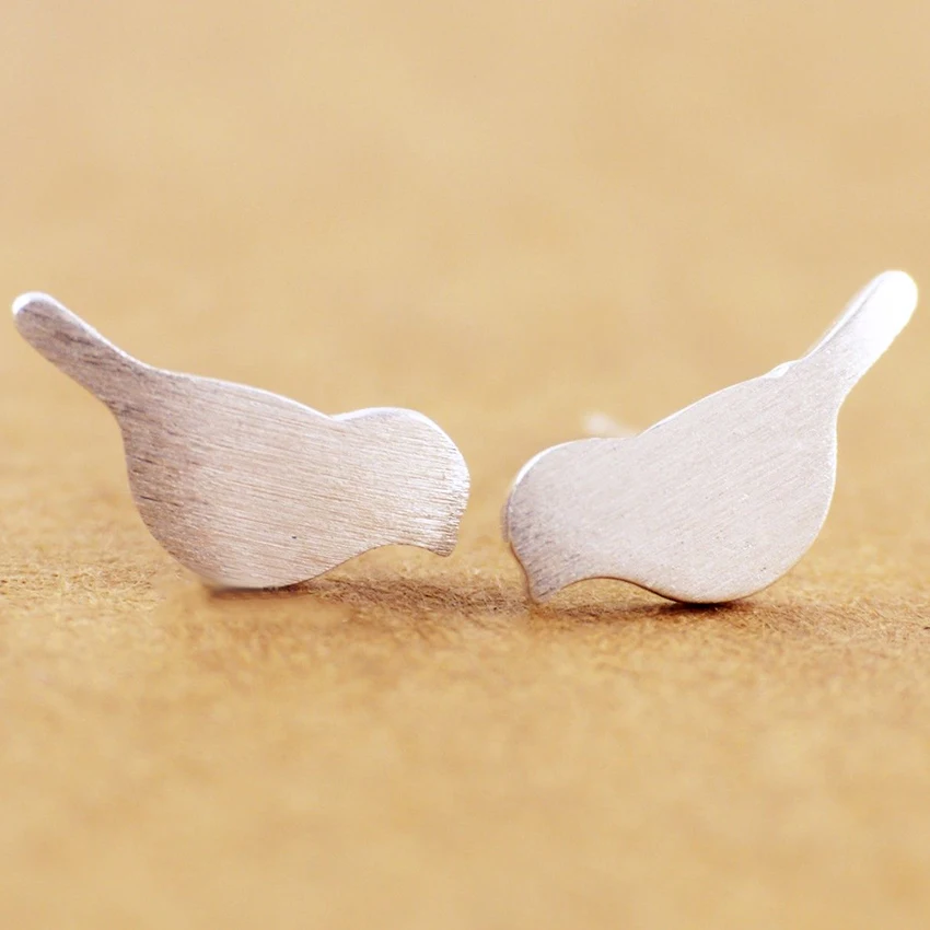 Прекрасная птица голубь мира животных Стад Серьги для девочки свадебные