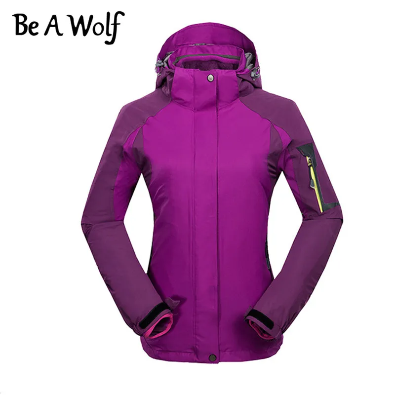 Походные куртки Be A Wolf для мужчин и женщин, уличная одежда для кемпинга, лыж, охоты, рыбалки, зимняя водонепроницаемая ветровка J1514/J1515