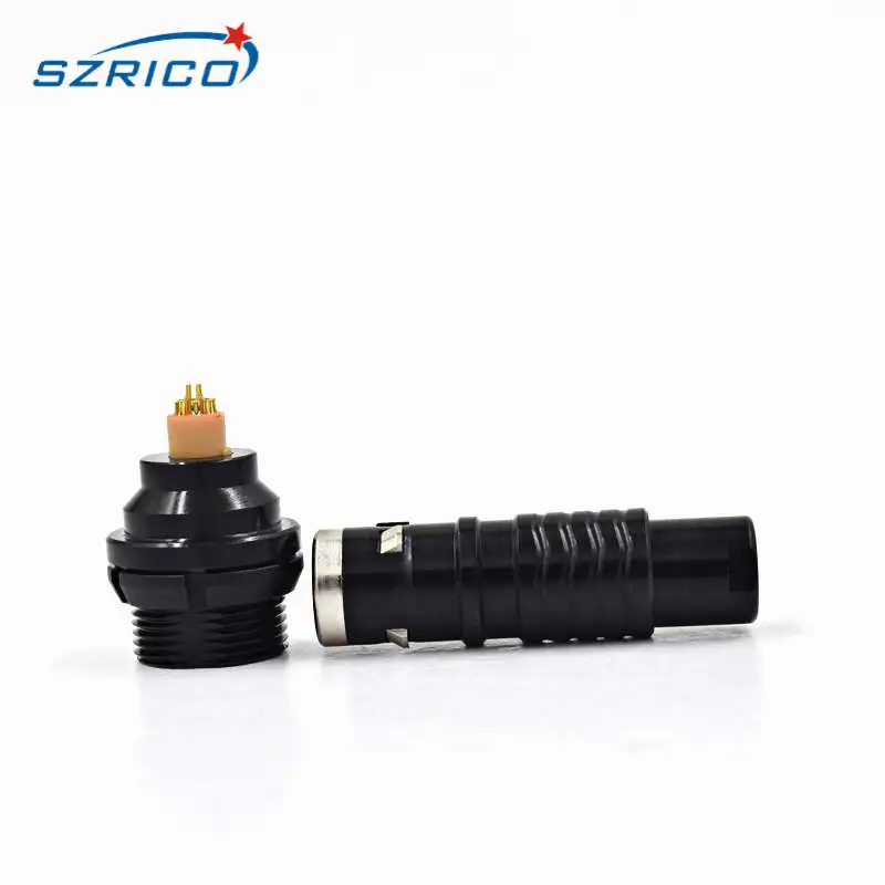 

Black FGG/EGG 1K. Male Plug 10 pin Waterproof Circular Connector