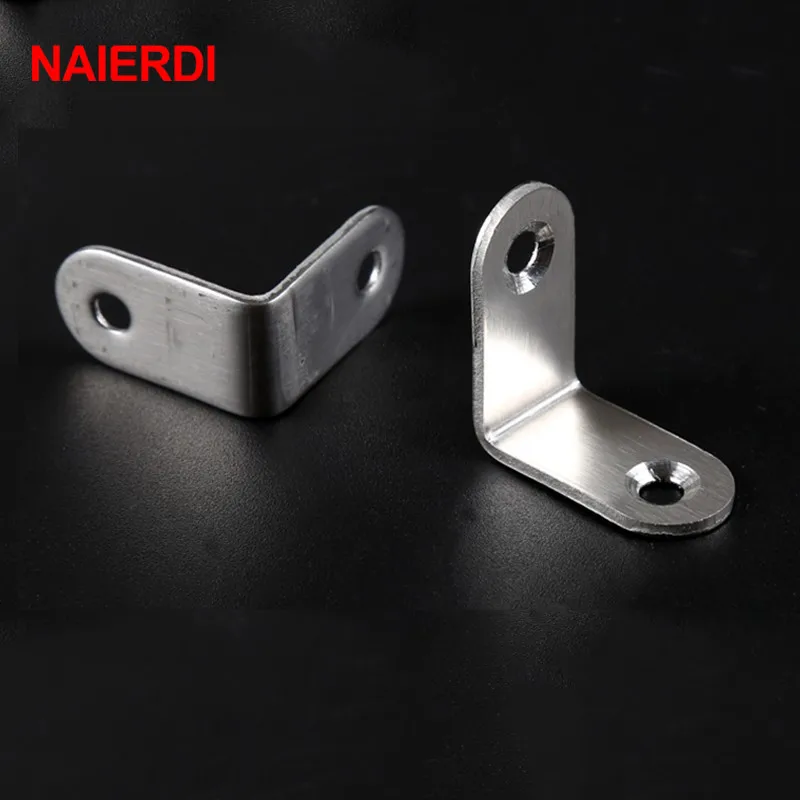 Угловой Кронштейн NAIERDI из нержавеющей стали 2 шт. 30x30x16 мм|brackets braces|bracket supportfurniture