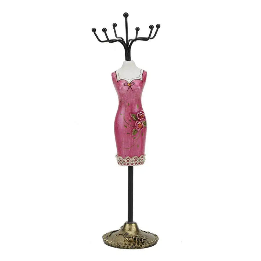 Unique Metal Jewelry Display Necklace Earring Showing Rack Organizer Hanging Holder Bracelet Shelf for Girl Gift a | Украшения и