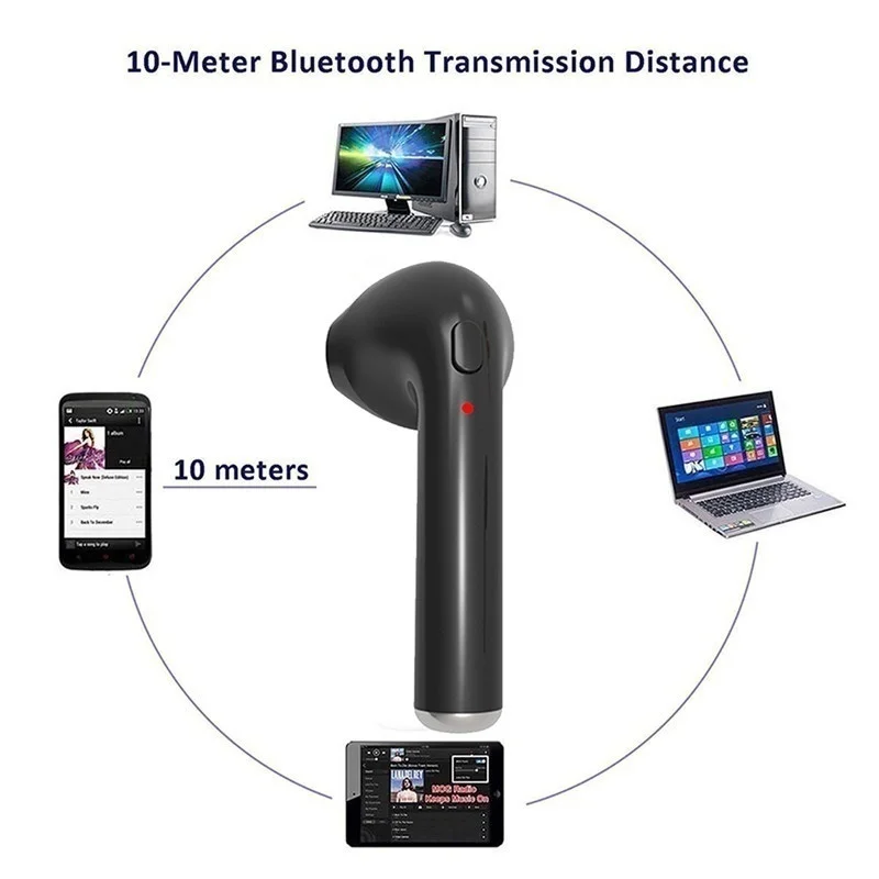 I7s-tws, беспроводные мини наушники с Bluetooth, наушники, стерео гарнитура для samsung, Xiaomi, huawei, Honor, sony, Bluetooth, спортивные наушники