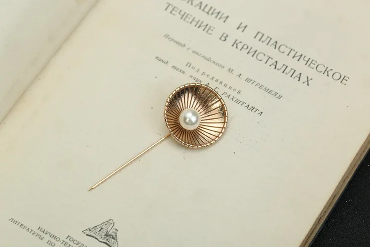 I-Remiel длинная игла Брошь булавка жемчужная Пряжка Кнопка булавки и броши для женщин шаль кардиган рубашка воротник аксессуары