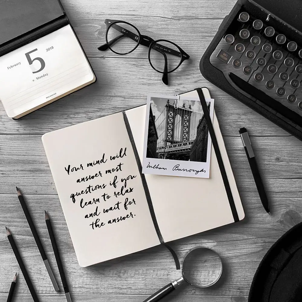 Легендарная записная книжка в твердом переплете BULLET JOURNAL ART SKETCHBOOK с точечной сеткой/с линейкой/квадратной/простой 100GSM