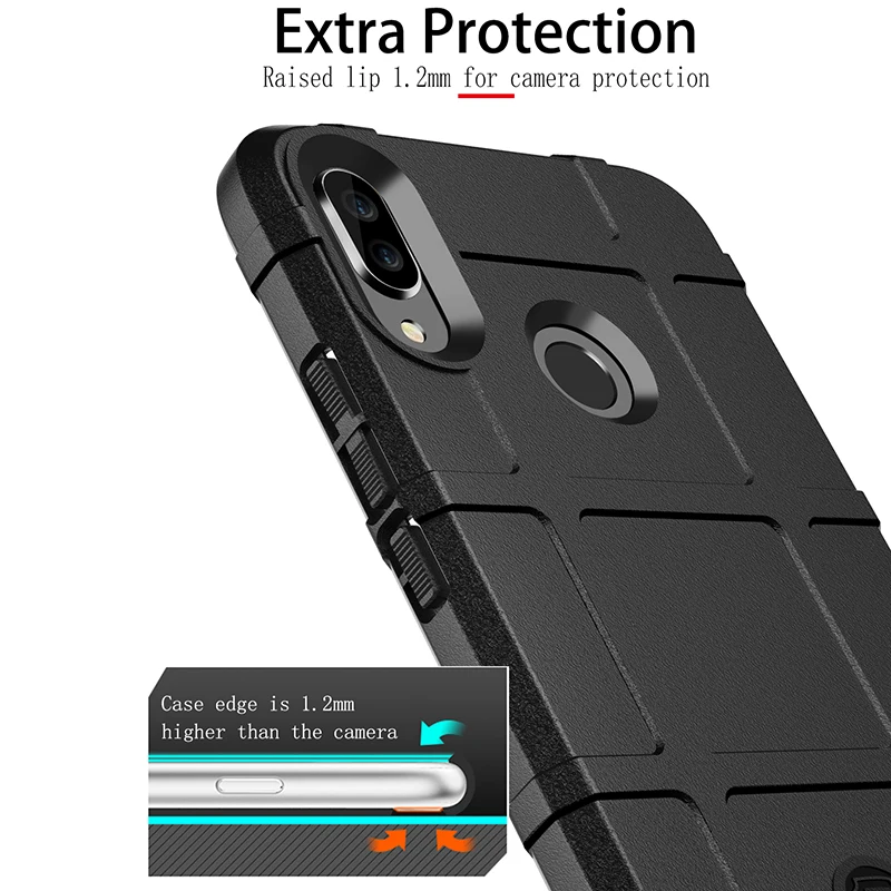 Противоударный мягкий силиконовый чехол для Huawei Nova 3i Защитный матовый