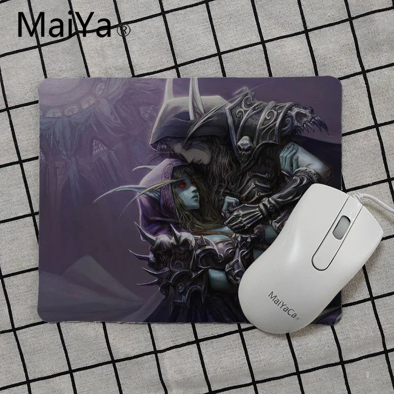 No Lock Edge18x22cm MaiyaBoy Подарочный коврик World of Warcraft для геймеров, скоростные мыши, розничная, маленький резиновый коврик для мыши,,, игровой коврик для мыши - Цвет: No Lock Edge18x22cm