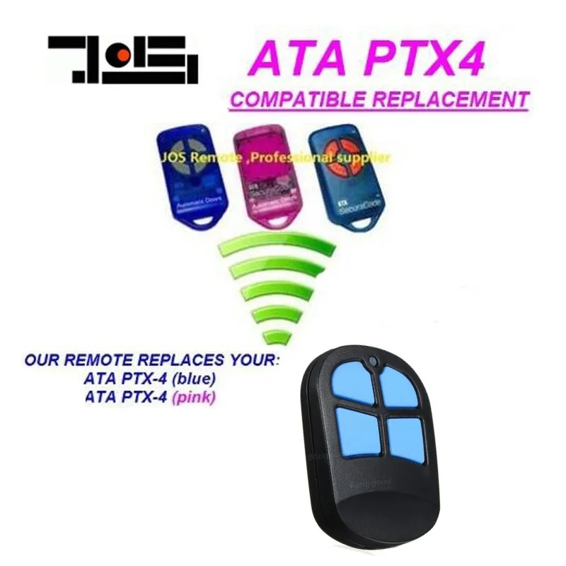 Для ATA PTX-4 двери гаража дистанционное управление Замена Дубликатор плавающий код