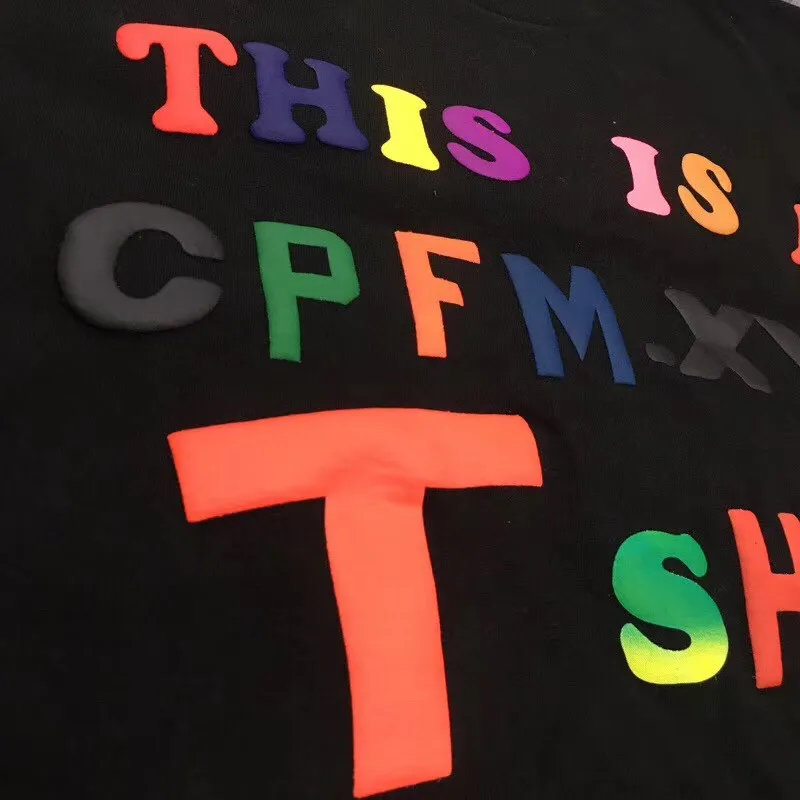 19SS это CPFM.XYZ стандартная футболка для мужчин и женщин 1:1 лучшее качество