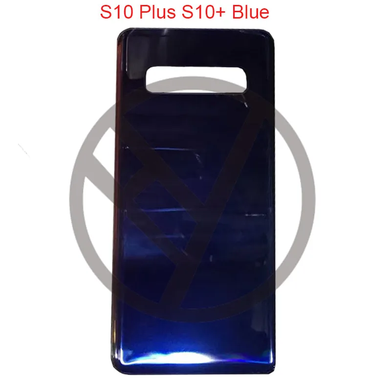 Для samsung S10 S10+ Крышка батарейного отсека задняя крышка батарейного отсека задняя стеклянная крышка корпуса для samsung Galaxy S10 S10 Plus задняя крышка корпуса