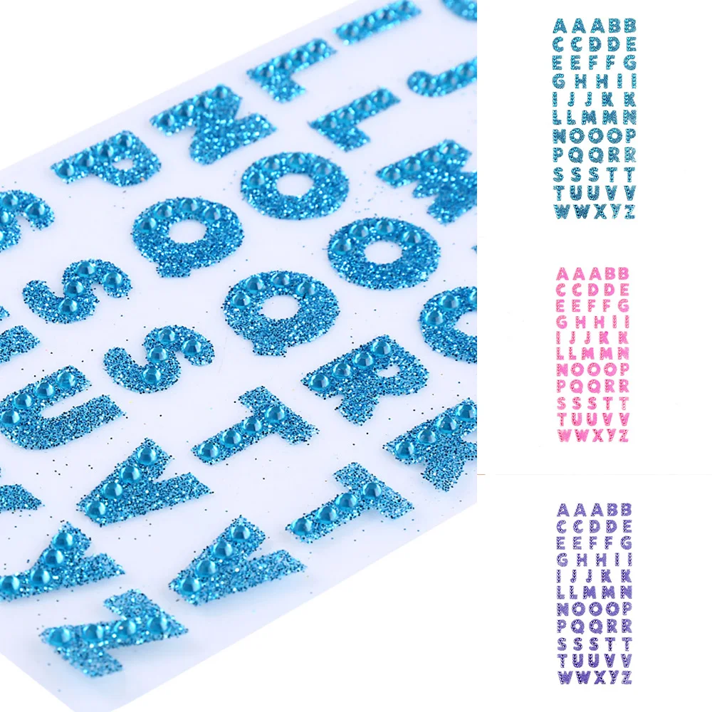 

DIY Scrapbooking Stickers Shiny Alphabet Acrylic Diamond Sticker decoration